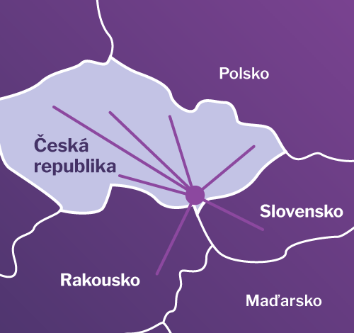 Mapa ČR